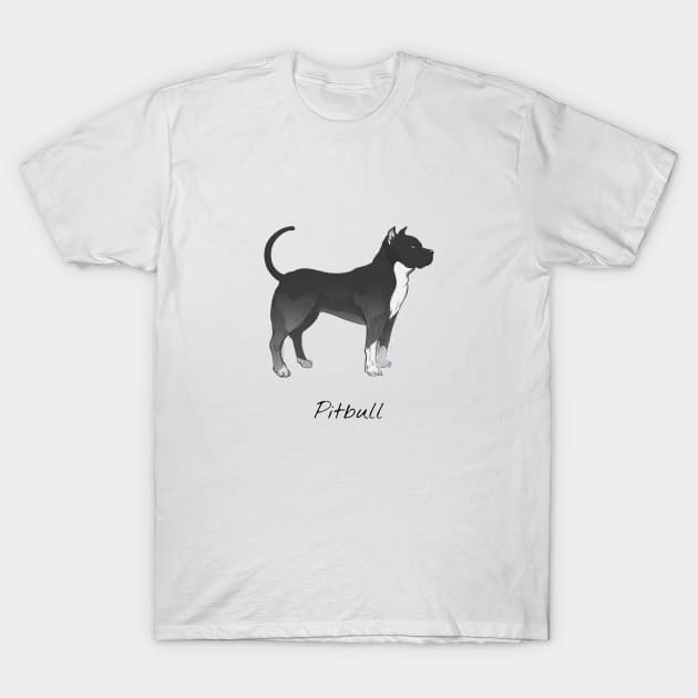 Pitbull dog T-Shirt by This is store